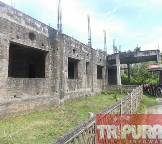 Under-construction new building left half-done for decades at Kamalpur Under-construction new building left half-done for decades at Kamalpur
